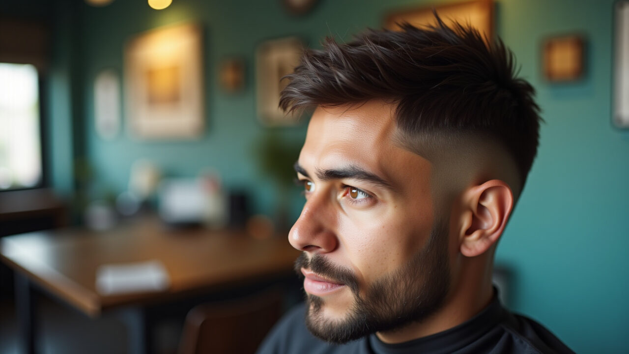 Corte bordado masculino