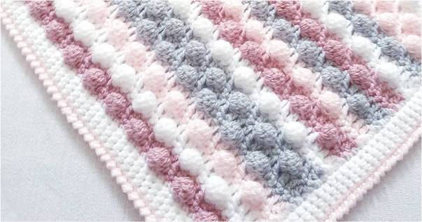 Manta de crochê para bebê: 70 Ideias e ...