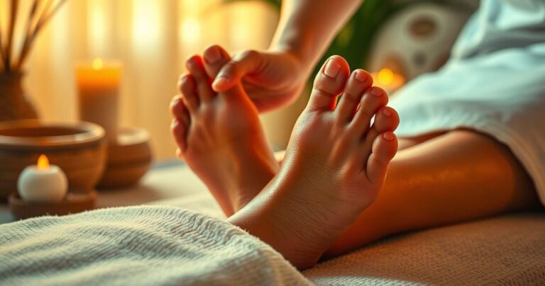 A massagem de 5 minutos nos pés que alivia o estresse do corpo todo