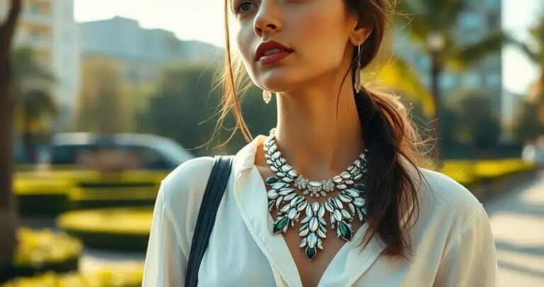 Maxi Colar: Como Usar Sem Exageros e Destacar Seu Look (Dicas Práticas!)