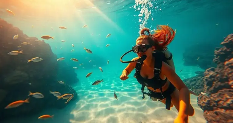 Mundo Subaquático: Melhores Destinos de Mergulho no Brasil para Mulheres Explorarem
