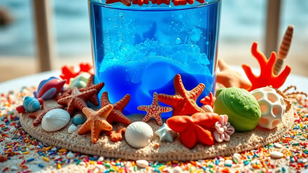 Mesa de Doces Fundo do Mar: Aquário Comestível