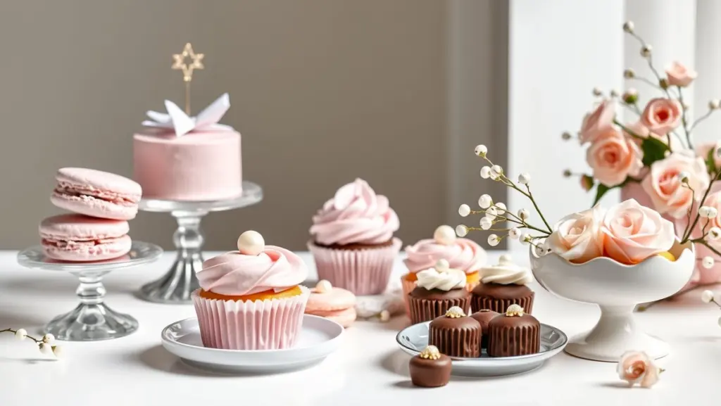 Mesa de Doces Princesas Moderna: Decoração Minimalista e Elegante