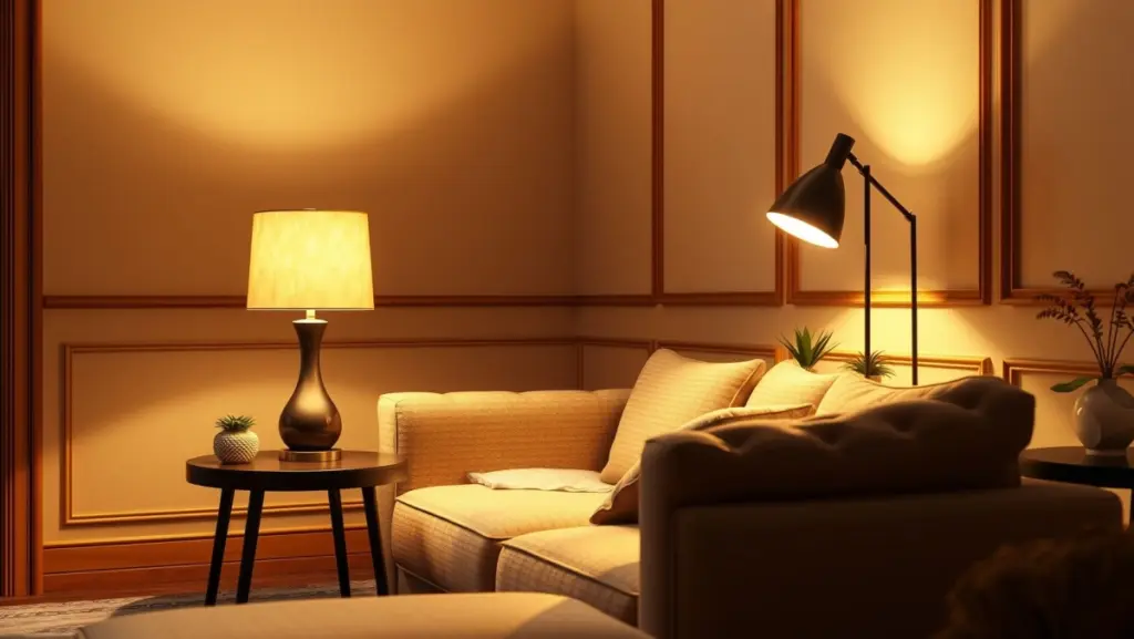 Mesa Lateral e Iluminação: Criando Ambientes Aconchegantes e Funcionais