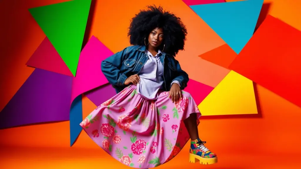 Mix de Estampas com Lavanda: Ousadia e Criatividade na Moda