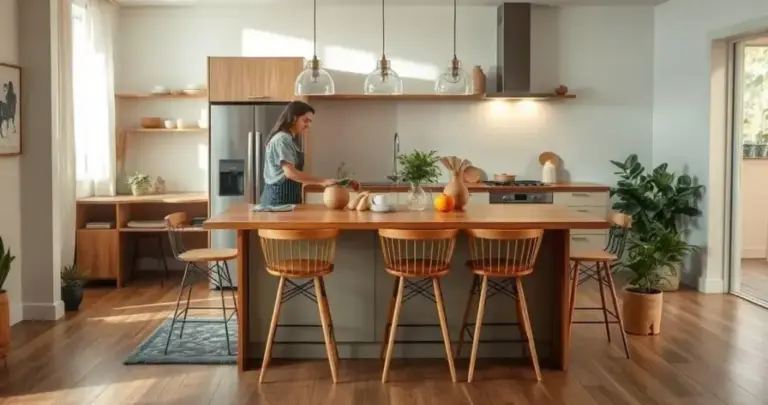 Móveis Para Ilha de Cozinha: Funcionalidade e Beleza