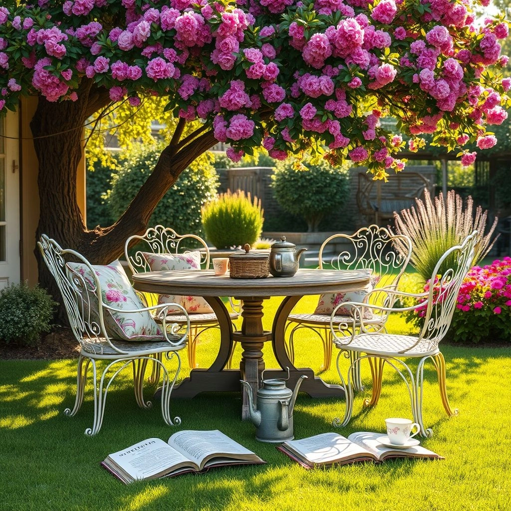 Móveis Provençais no Jardim Integração e Harmonia