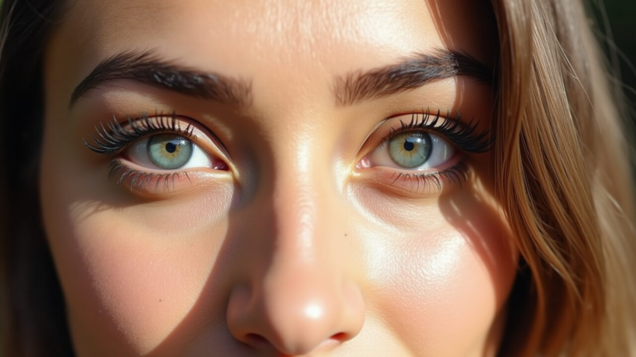Paleta de sombras em tons neutros para maquiagem de olhos redondos.
