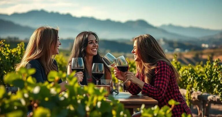 Santiago com Amigas: Vinho