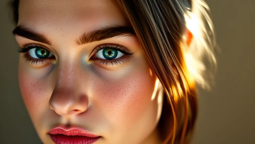 Olhos Esmeralda: Uma Celebração da Beleza Natural