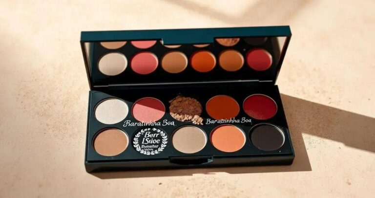 Paleta de Sombras Baratinha Boa Achados Incríveis