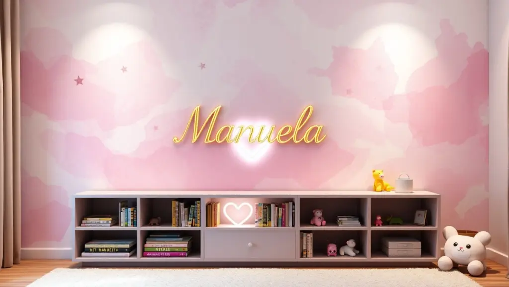 Papel de Parede Personalizado: Quarto de Menina com Nome
