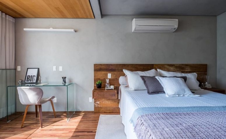 Como decorar um quarto com cimento ...