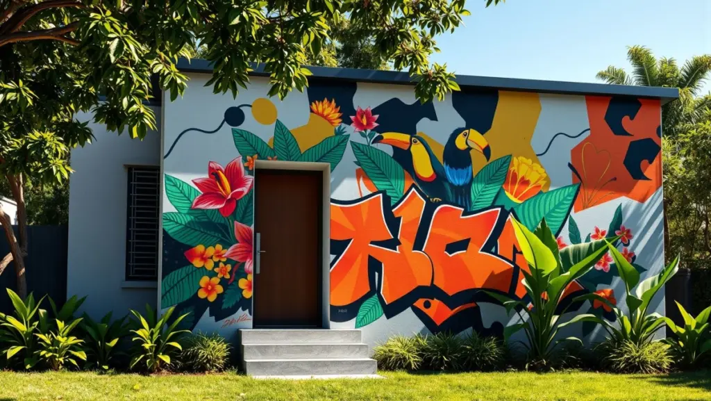 Paredes com Arte: Murais e Grafites na Decoração Moderna Paredes com Arte: Murais e Grafites na Decoração Moderna