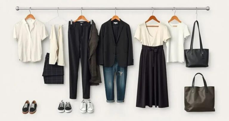Essenciais Minimalistas: As 10 Peças-Chave para um Guarda-Roupa Funcional e Chique