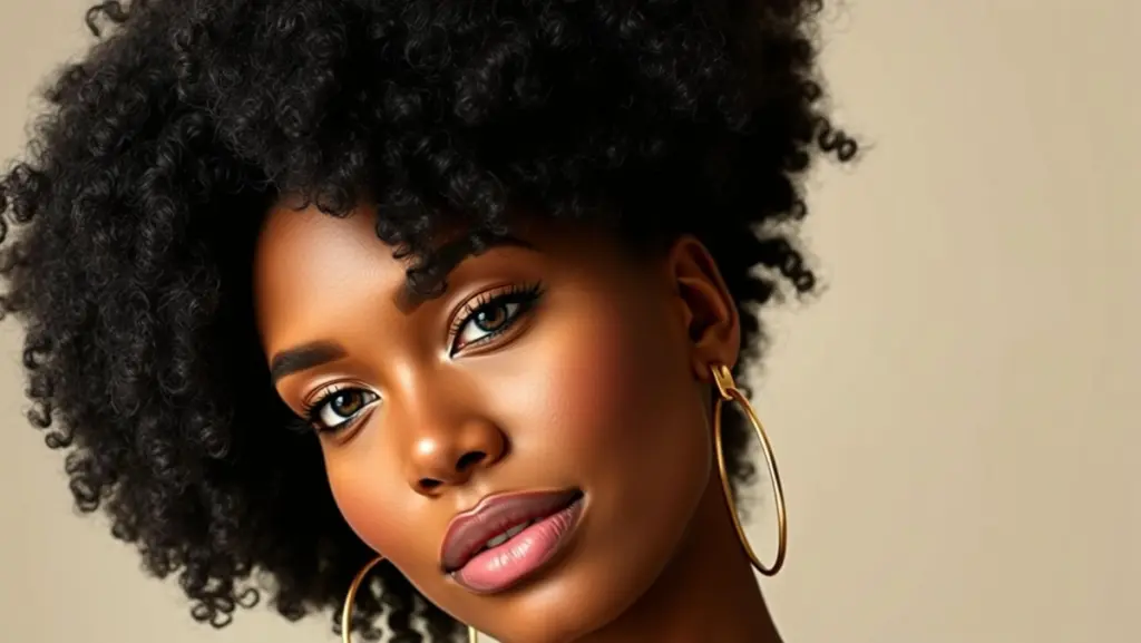 Penteado Meio Preso Texturizado para Cabelos Afros: Volume e Personalidade