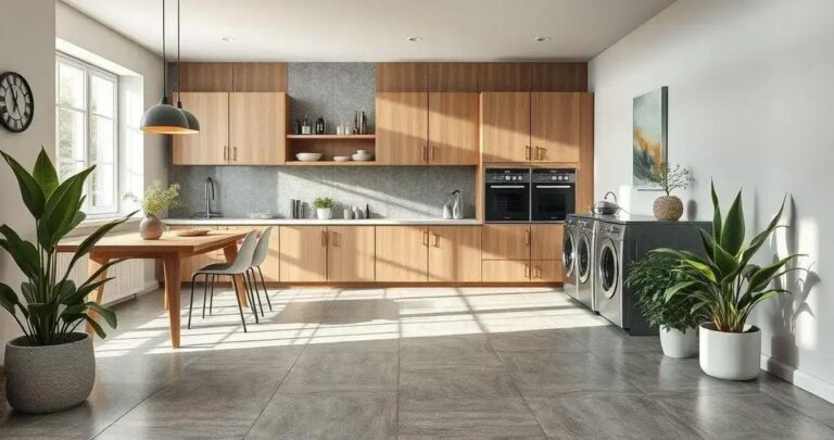 Como Integrar o Piso da Cozinha e Lavanderia