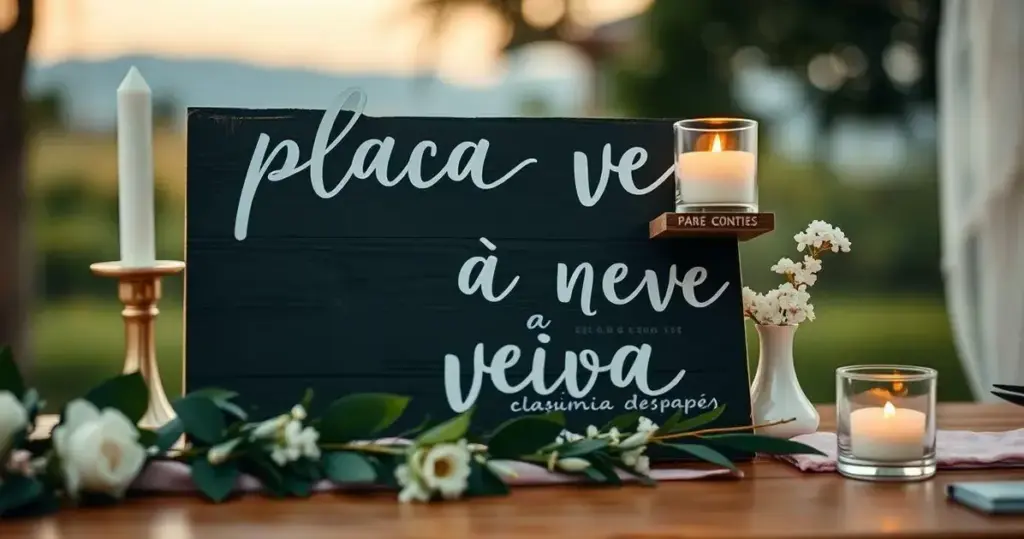 placa la vem a noiva