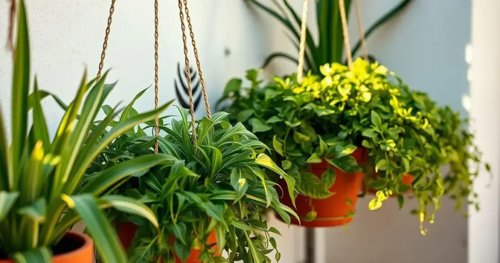 Plantas Pendentes de Sol: Decore Varandas e Muros