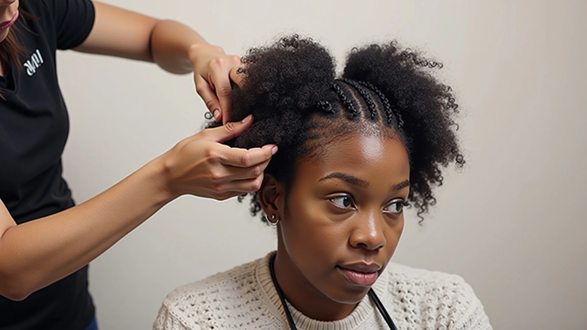 Tutorial de twist out em cabelo crespo curto.