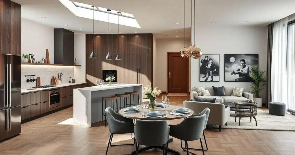 Projeto de Cozinha Integrada com Sala Dicas de Harmonia