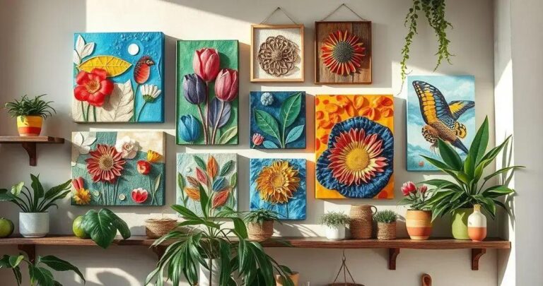 Paredes com Personalidade: Crie Quadros Decorativos Artesanais Únicos