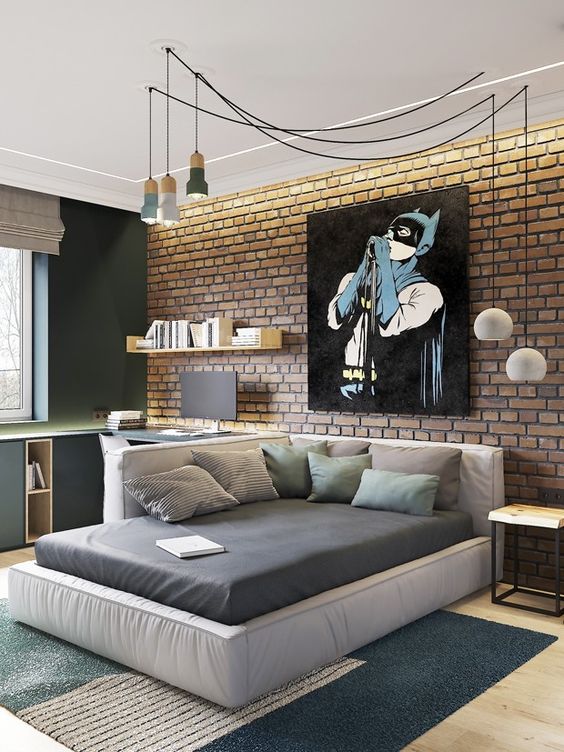 Quarto Masculino: +80 Projetos de ...