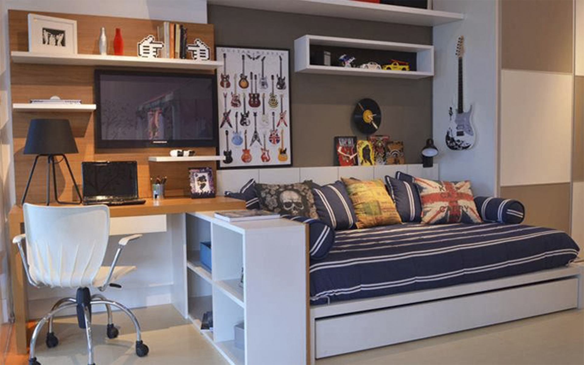 montar um quarto de menino adolescente ...