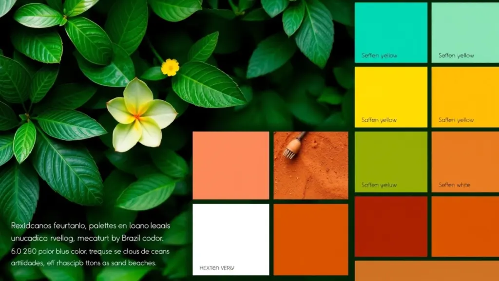 Reforma com Cor: Paleta de Cores Vibrantes Inspiradas na Natureza Brasileira