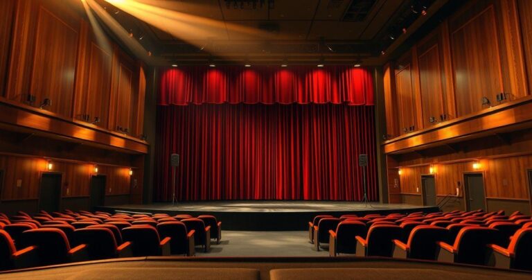 Reforma de Teatro: Palco Acústica e Acessibilidade