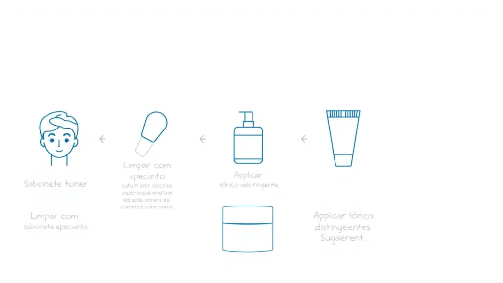 Rotina de Skincare Personalizada: Guia Visual Para Pele Oleosa