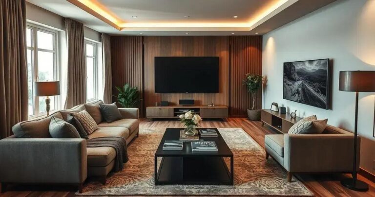 Sala De TV Decorada Dicas Para Um Cinema Em Casa