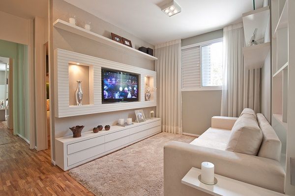 Sala Clean | Inspire-se com 40 projetos ...