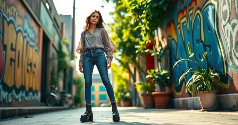 Plataforma + Jeans: A Dupla Perfeita para um Look Casual e Cheio de Atitude