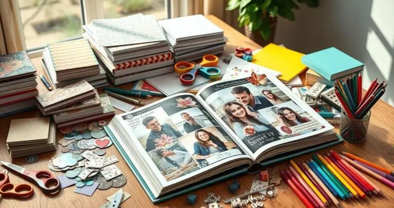 Scrapbooking Ideias: Desenterre Memórias, Não Fotos Comuns (Guia Secreto)