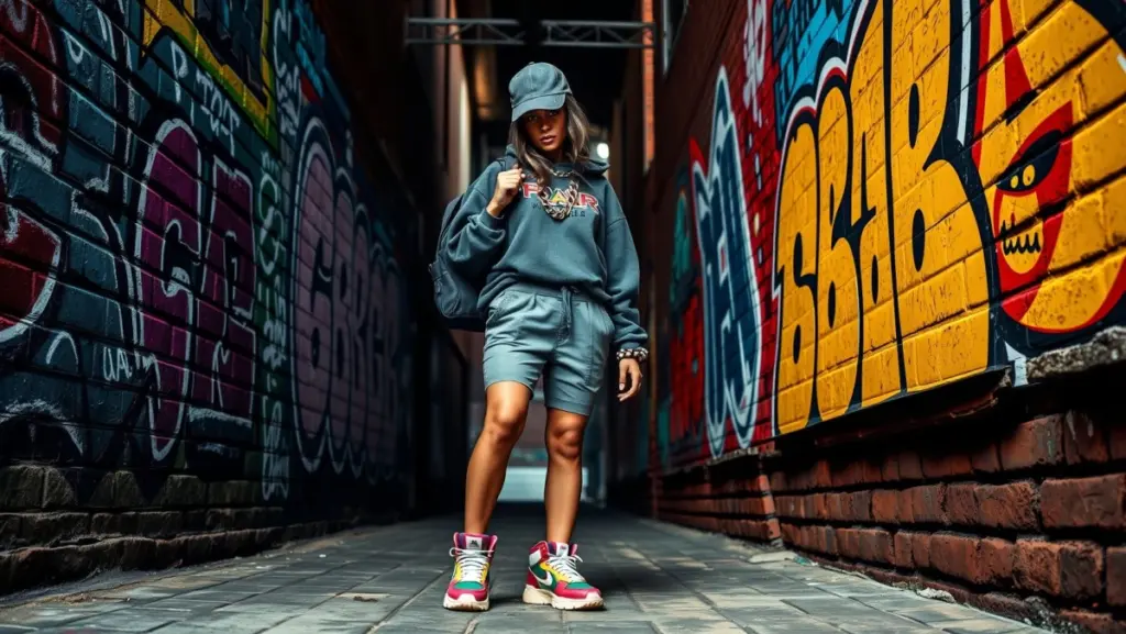 Shorts de Alfaiataria e Moletom: Look Hi-Lo Confortável e Fashion