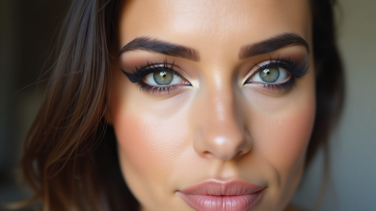 Delineado esfumado para um look moderno em olhos redondos.
