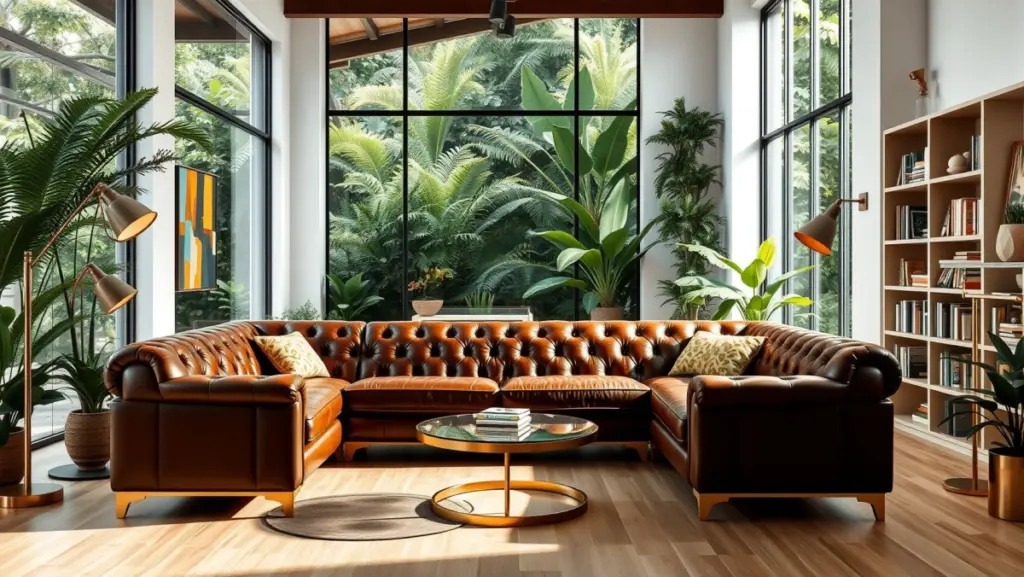 Sofá Chesterfield: Guia de Estilos e Cores para a Sala de Estar Brasileira