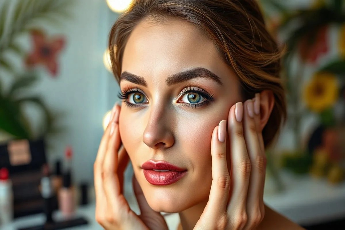 Tutorial de maquiagem: preparação da pele para olhos amendoados.