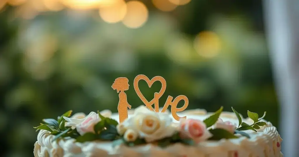 topos de bolo de casamento