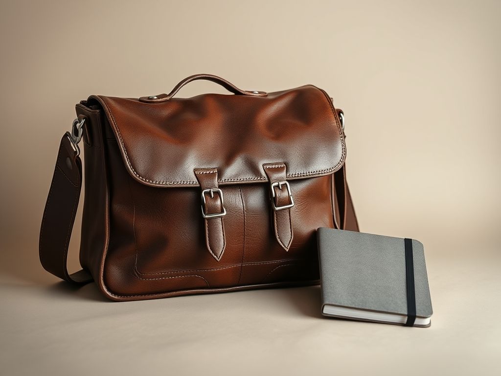 Bolsa carteiro de couro marrom: estilo e praticidade para o dia a dia