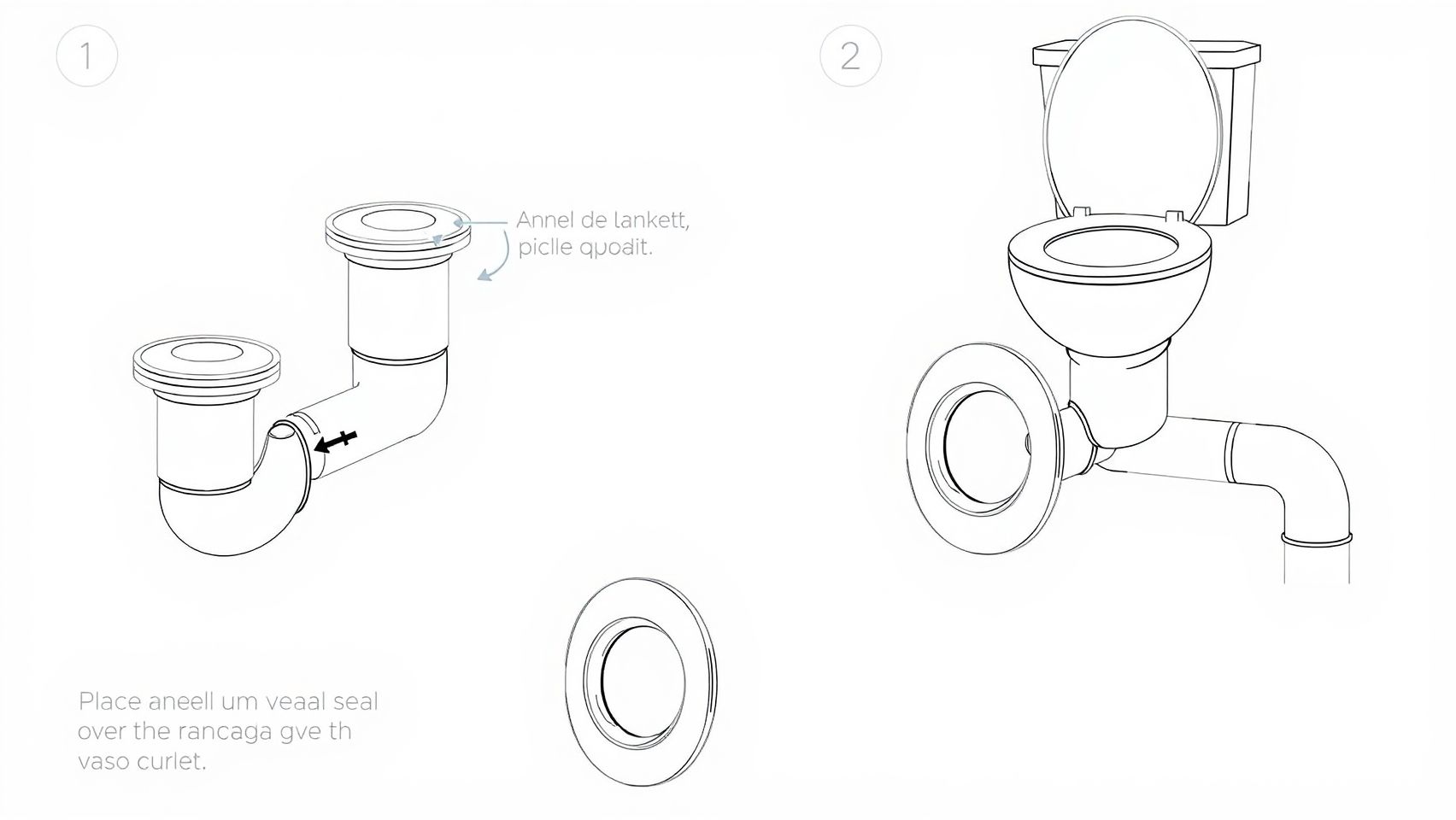 Passo a passo ilustrado: como instalar corretamente o anel de vedação no vaso sanitário