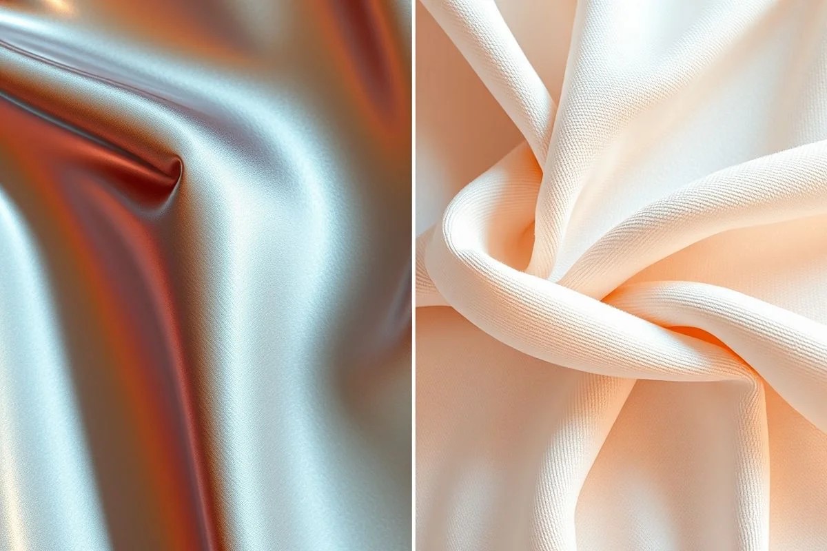 Close-up de tecidos de biquíni: lycra e algodão. Moda praia, tecidos.
