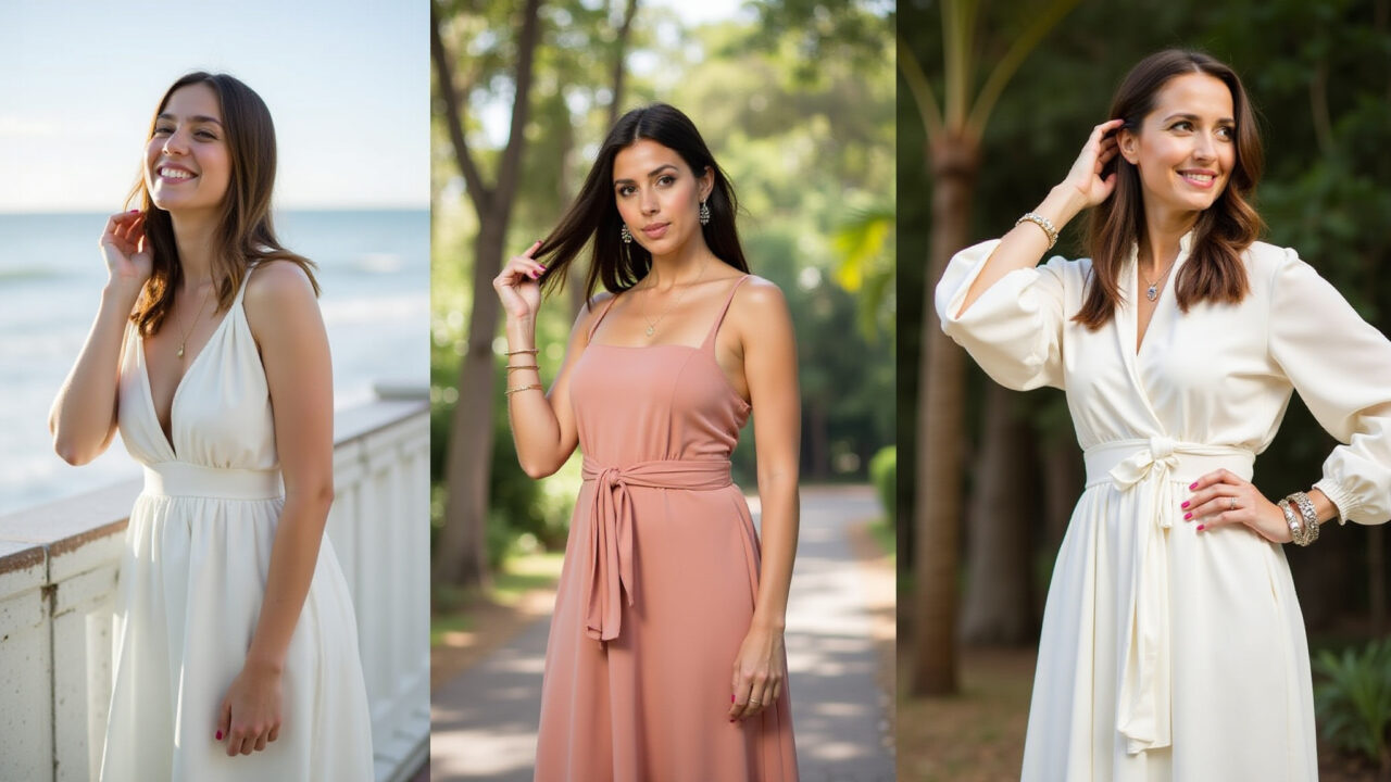 Transformando um vestido do dia para a noite com acessórios.
