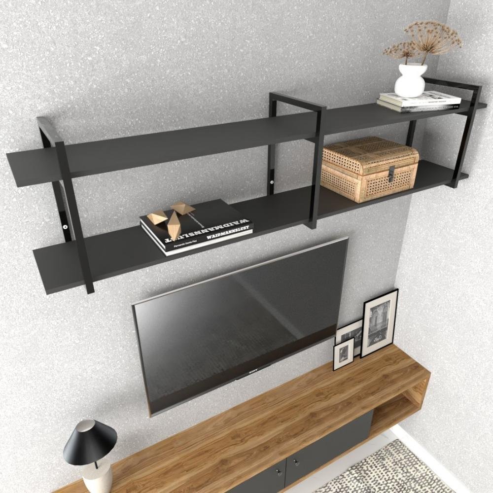 Estante Industrial Suspensa para Sala ...