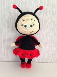 7 ideias de Joaninha amigurumi ...