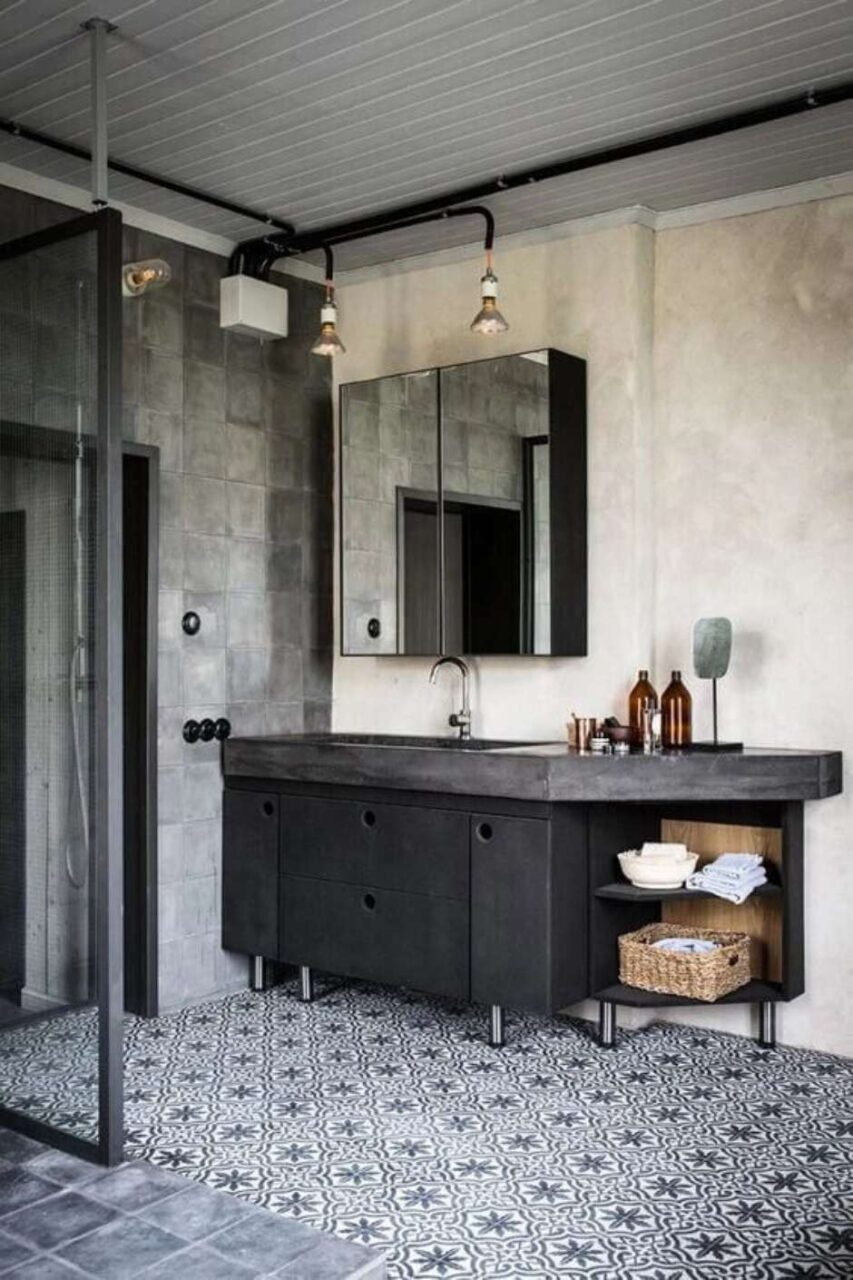 Banheiro Com Estilo Industrial: Dicas ...