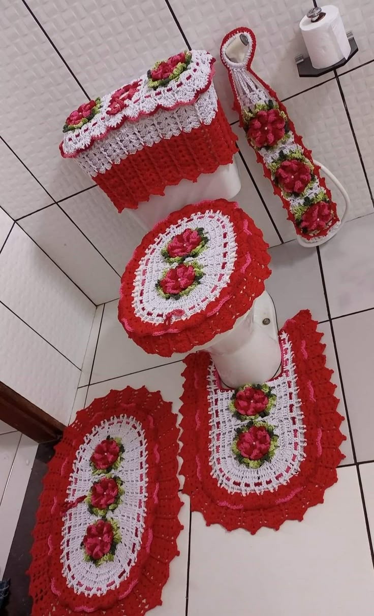 jogos de banheiro croche ...