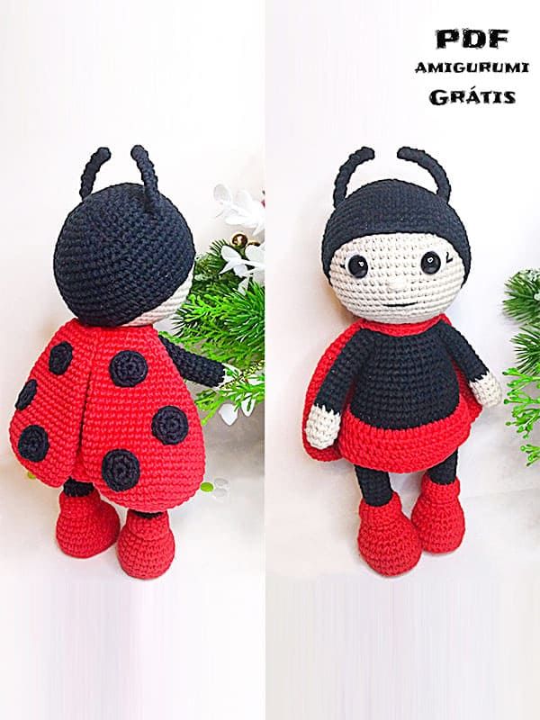 Joaninha Boneca Amigurumi Receitas ...