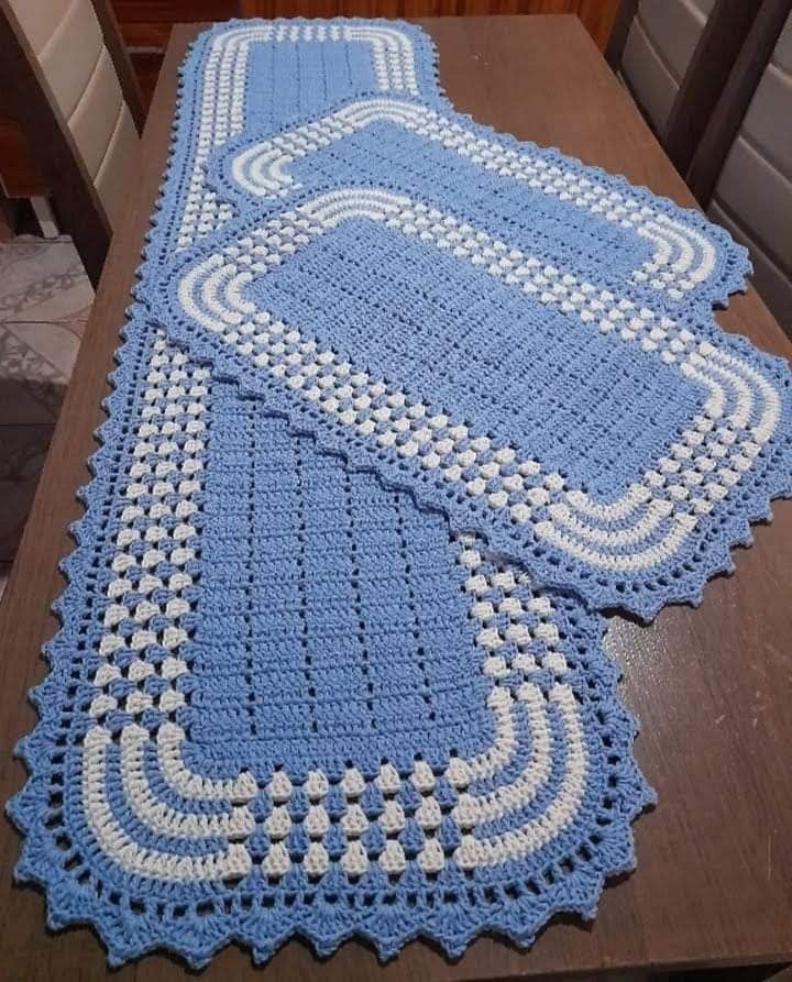 jogo de cozinha croche ...